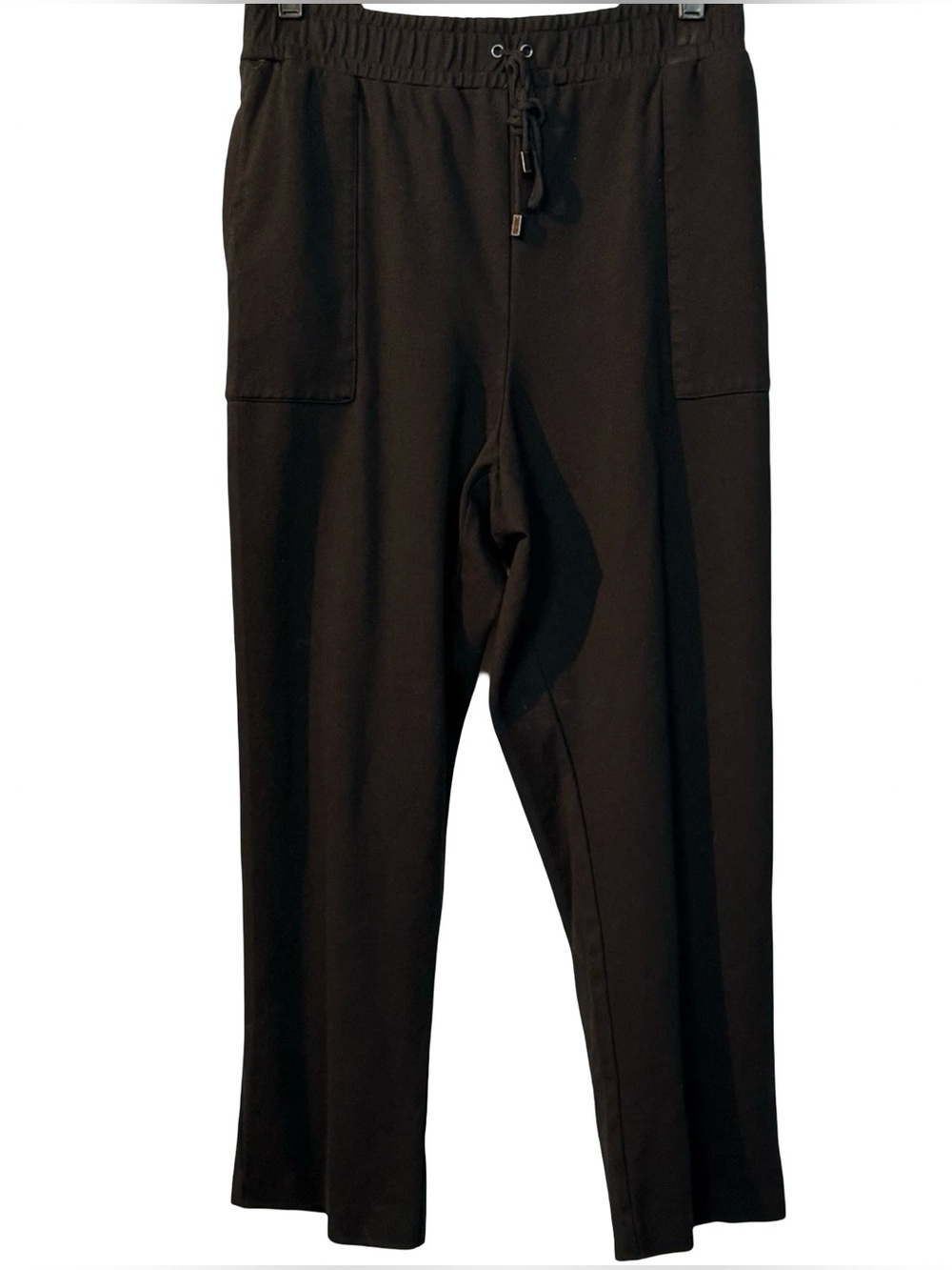 Lane Bryant On-The-Go Slim Ankle Pant Black Plus Size 18/20 Pull On Drawstring